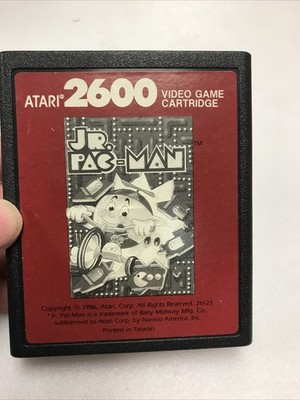 Jr. Pac-Man 1986 Pacman Atari 2600 VCS Game Cartridge - Tested #1