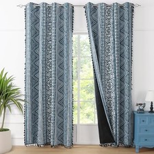 Boho Curtains Blackout 84 Inch 2 Panels Set Western Southwest Aztec