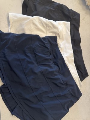 Lululemon Tall Long size 12 Pace Rival Skirt  Lot of 3 Navy, Black, White