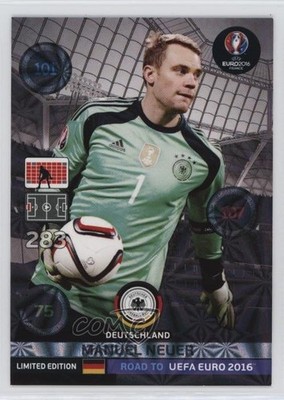 2015 Adrenalyn XL Road to UEFA Euro 2016 Limited Edition Manuel Neuer 0cp0