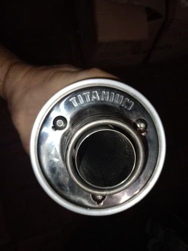 SCARICO TERMINALE ORIGINALE TITANIUM SUZUKI GSX-R 1000 K3 2003 + Centrale - Foto 7 di 7