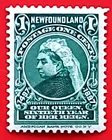 Canada Newfoundland #61 Discovery of Newfoundland - Queen Victoria MH