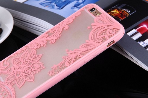 Etui na telefon komórkowy do Samsung Galaxy S6 Edge Futerał ochronny Backcover Bumper Etui Różowe - Zdjęcie 4 z 9