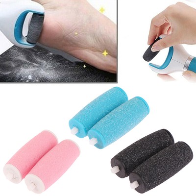 2pcs Extra Coarse Replacement Refill Roller Heads  for Electronic Foot File_