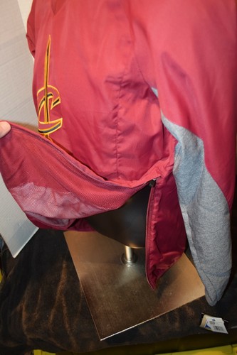 GZII NBA Cleveland Cavaliers Pullover Gridiron V-Neck Light Wt Jacke Herren S-M - Bild 7 von 8