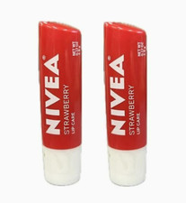 Nivea, Lip Care, Strawberry, 0.17 oz, 2 PACK