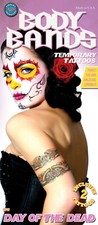 Tinsley Transfers Gyspy Skull Day of the Dead Temporary Tattoo FX Kit