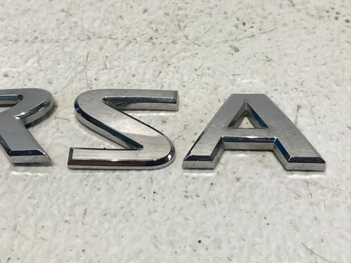 07-12 NISSAN VERSA REAR TRUNK LID CHROME EMBLEM BADGE LOGO SYMBOL OEM - Picture 3 of 3
