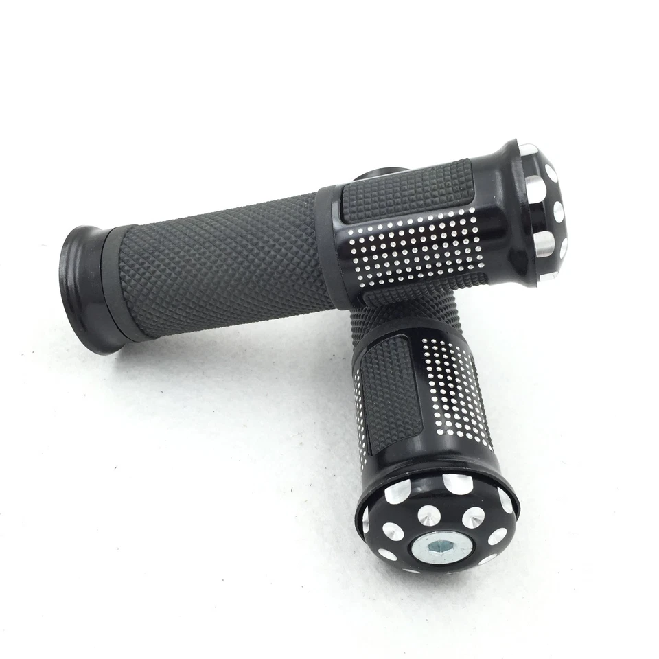 Empuñaduras de manillar de goma negras de 7/8" para Honda CBR 600 F3 F4i CB1000R CB1300 CB600F Foto 3 de 4