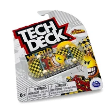 World Industries FLAMEBOY YELLOW CHECKER Tech Deck [Ultra Rare]
