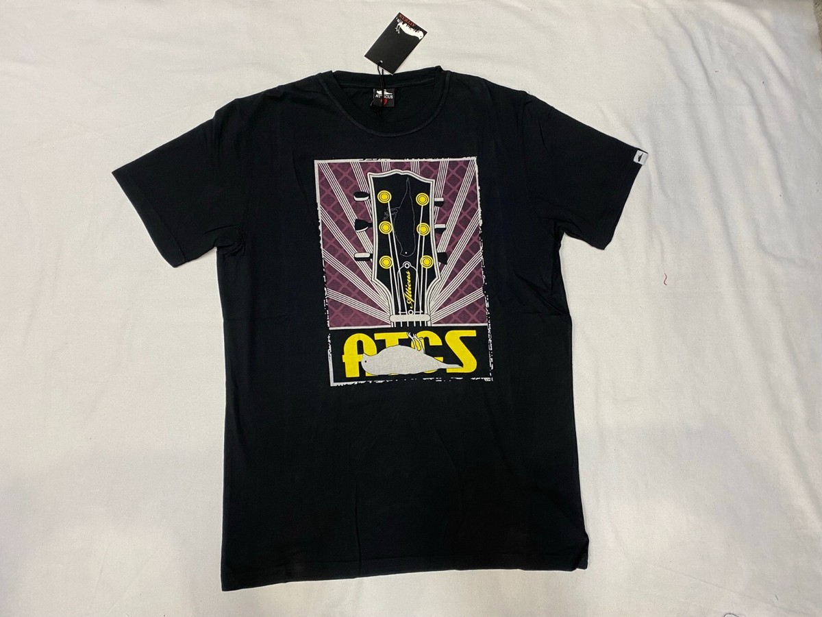 ATTICUS TURNKEY BLACK T-SHIRT MENS MARK HOPPUS UK