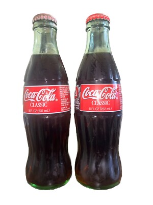 DALE EARNHARDT SR AND EARNHARDT JR 1996 Unopened COCA-COLA COKE