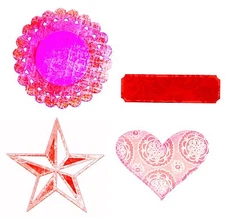 Sizzix Thinlits Everyday Eclectic #659107 4pc Retail $19.99 E. Park NIP Retired