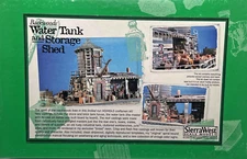 HO / HOn3 SIERRA WEST SCALE MODELS 202 WATER TANK AND STORAGE SHED KIT