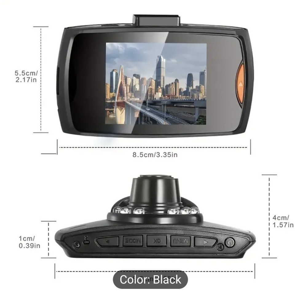 Full HD 1080P Car DVR Recorder 140° Wide Angle View for Complete Road