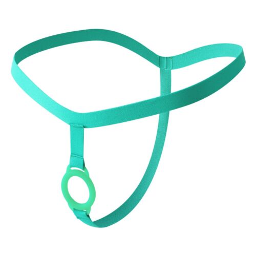 Herren Tanga G String Silikonring Unterwäsche T-Back Sexy Penis Cockring Slip - Bild 24 von 24