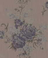 Rasch Textil Tapete Vlies Cassata 077567 Braun Blau Grau Stylisch Floral