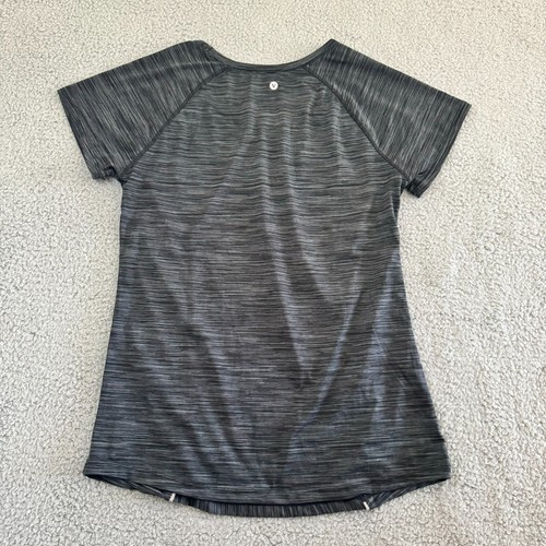 Camicia top donna Velocity grigio girocollo manica corta abbigliamento attivo / taglia XL - Foto 2 di 5