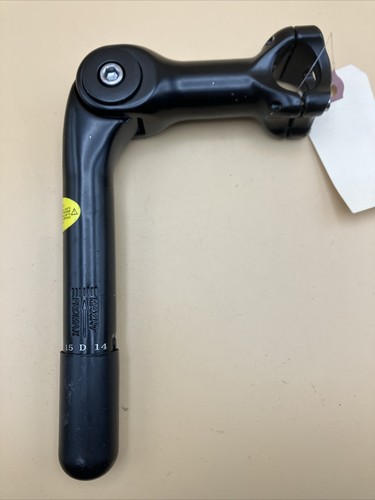 ProMax 90mm Adjustable Angle Stem 1 1/8" Quill 25.4mm Clamp Black - Picture 1 of 3