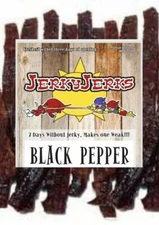 Jerky Jerks Steak Cut Black Pepper Premium Beef Jerky 7oz