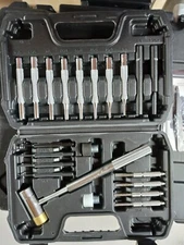 Pin Punch Set, Roll Pin Punch Tool Set Heat Treated for Extra Toughness, Mech...