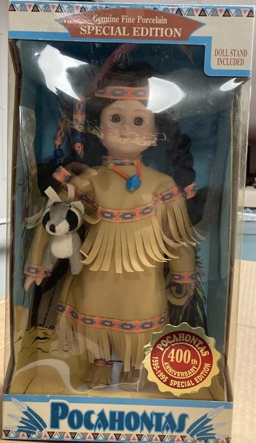 pocahontas porcelain doll