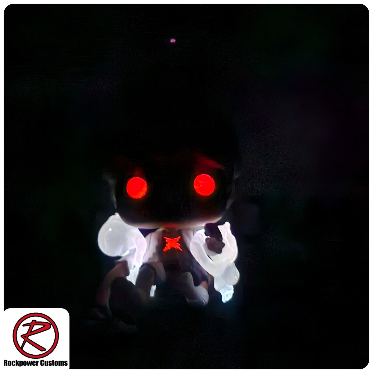 ☠️Funko Pop! Luffy G5 #1607 CUSTOM Eyes & Scar Metallic