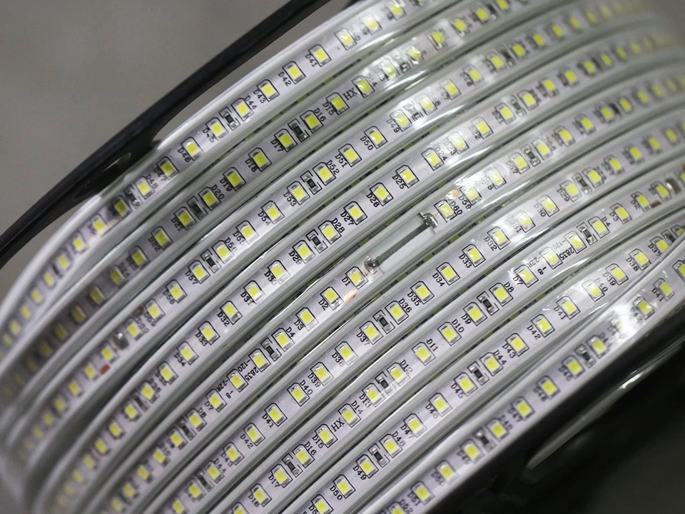 led strip streifen 600x2835 warmweiss 4000Lumen wasserfest led Dimmbar 230V 5m - Bild 4 von 4