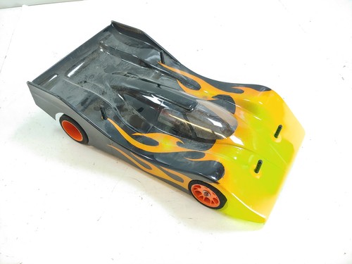 Vintage CRC Carbon Fiber 1/12 Scale 2wd Pan Car Roller Rolling Chassis w/ Body U