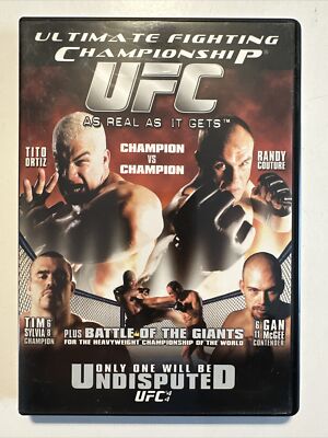 Ultimate Fighting Championship UFC 44 Undisputed DVD Ortiz Couture