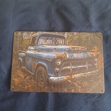 Metal Sign 8" X 12" Man Cave Garage Bar Oil Gas Station Wall Art Vintage Auto 1