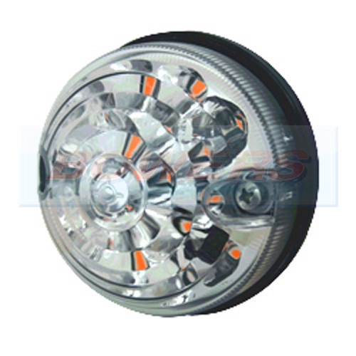 Classic Mini Cooper Austin / Rover 73mm Clear LED Front Indicator