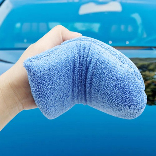 6X Soft Microfiber Wax Applicator Pad with Finger Pocket for Car Wax Foam Sponge - Picture 7 of 9
