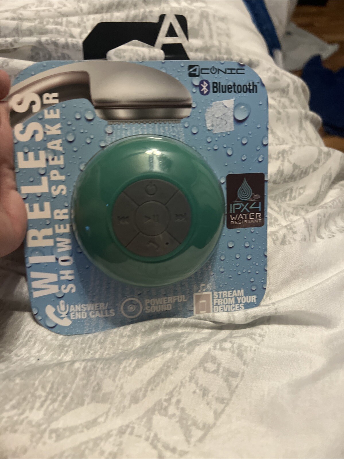 shower speaker bluetooth waterproof speaker-image