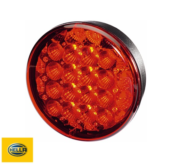 HELLA LED Heckleuchte Ø 122,4 mm Bremslicht 24V Schlusslicht ADR 