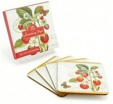 4er Set Untersetzer Strawberry Fayre Erdbeere...