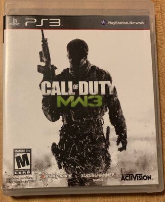 Call of Duty MW3 - Modern Warfare 3- w/ MANUAL PS3 Sony PlayStation 3 -Very Good