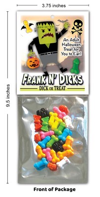 Halloween Candy Penis FRANK N' DICK ADULT Party Favor Gift BULK ...