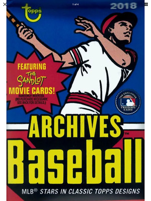 2018 Topps Archives baseball singles, You pick, Complete your set 1-320, MINT