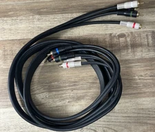 6FT COMPONENT VIDEO CABLE AUDIO 5 RCA RED GREEN BLUE RGB Gold Plug - PREMIUM