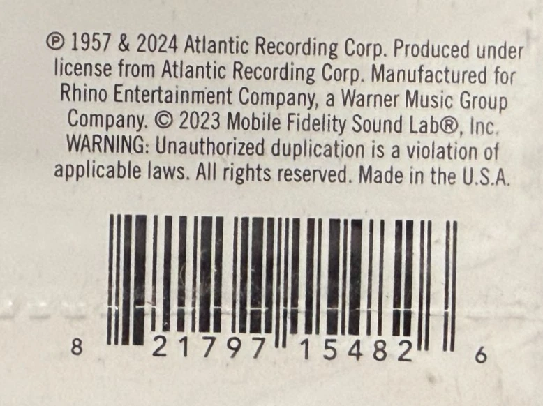 Ruth Brown ~ Rock & Roll ~ MoFi Original Master Recording ~ 809 of 2000 SEALED - Image 3 of 4