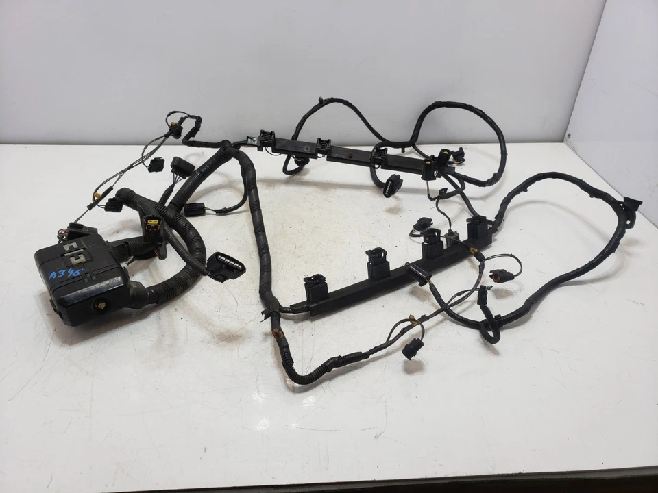 ✅ 97-99 OEM Jaguar XK8 4.0L V8 Fuel Injector Engine Wire Wiring Harness - Bild 2 von 4