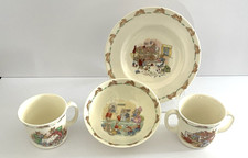 Royal Doulton Bunnykins Toddler Child Mealtime Growth Set Bowl Cup Plate Feeding