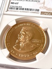 Peru - 1979 - 100000 Soles - Francisco Bolognesi - 1oz Gold - NGC MS67 4515.79 per troy oz