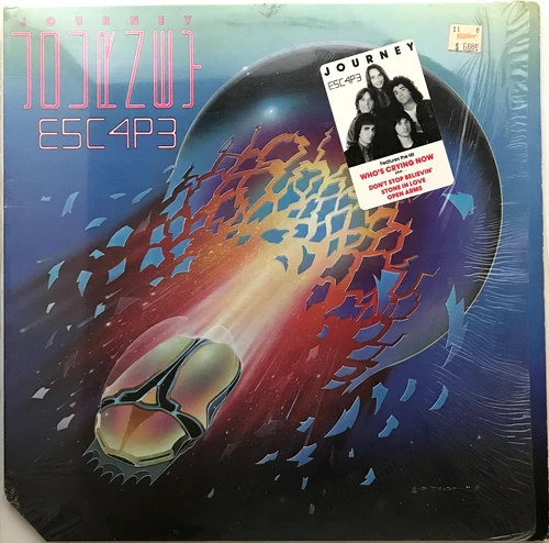 JOURNEY "Escape" LP Original 1981 Columbia TC 37408 [Carrollton Press] VG++