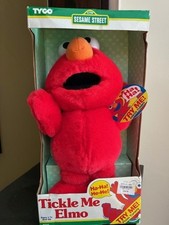 SESAME STREET TALKING ALPHABET ELMO DOLL TYCO 1996 Original Box