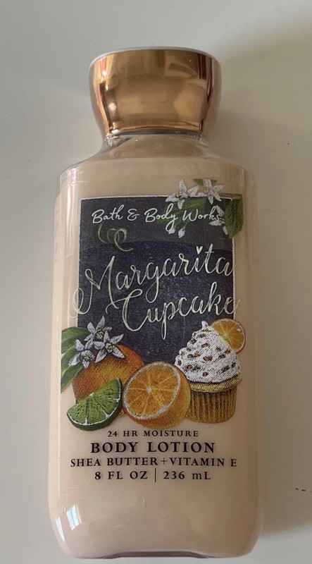 Bath and Body works MARGARITA CUPCAKE Body LOTION cream Shea Vitamin E 8oz 