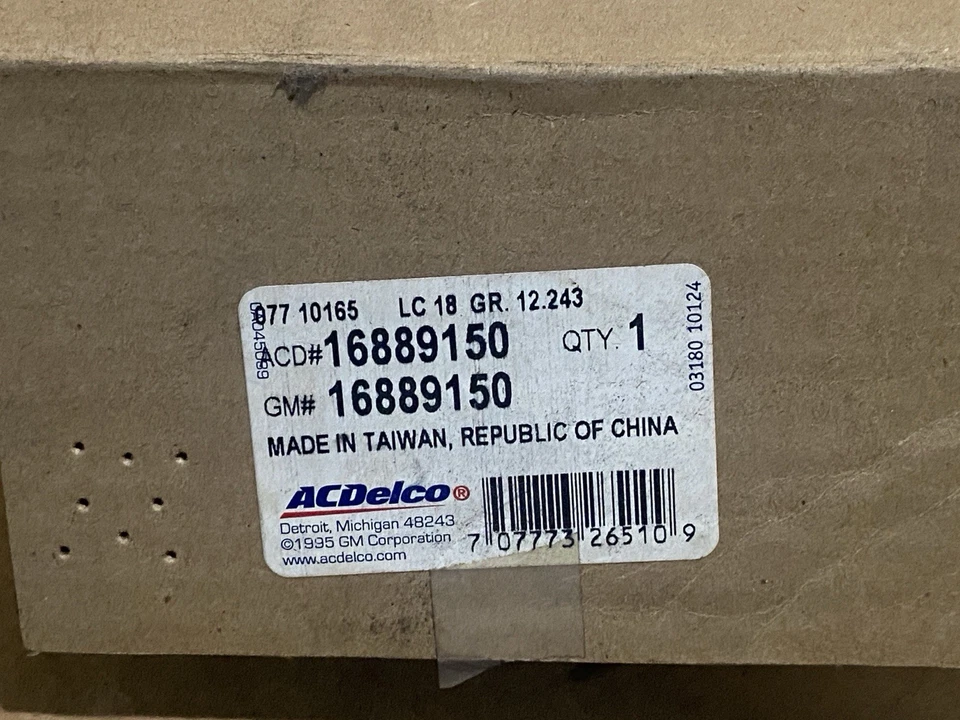 GM 16889150 Trunk Lid Rear Compartment Pull Down Motor -- NOS OEM - Image 2 of 4