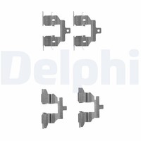 Delphi ZubehöRsatz, Scheibenbremsbelag Hinterachse U.A. FüR Nissan, Renault