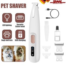Elektro Tierhaarschneider Fell Trimmer Tier Haarschneider Rasierer Katze Hund DE
